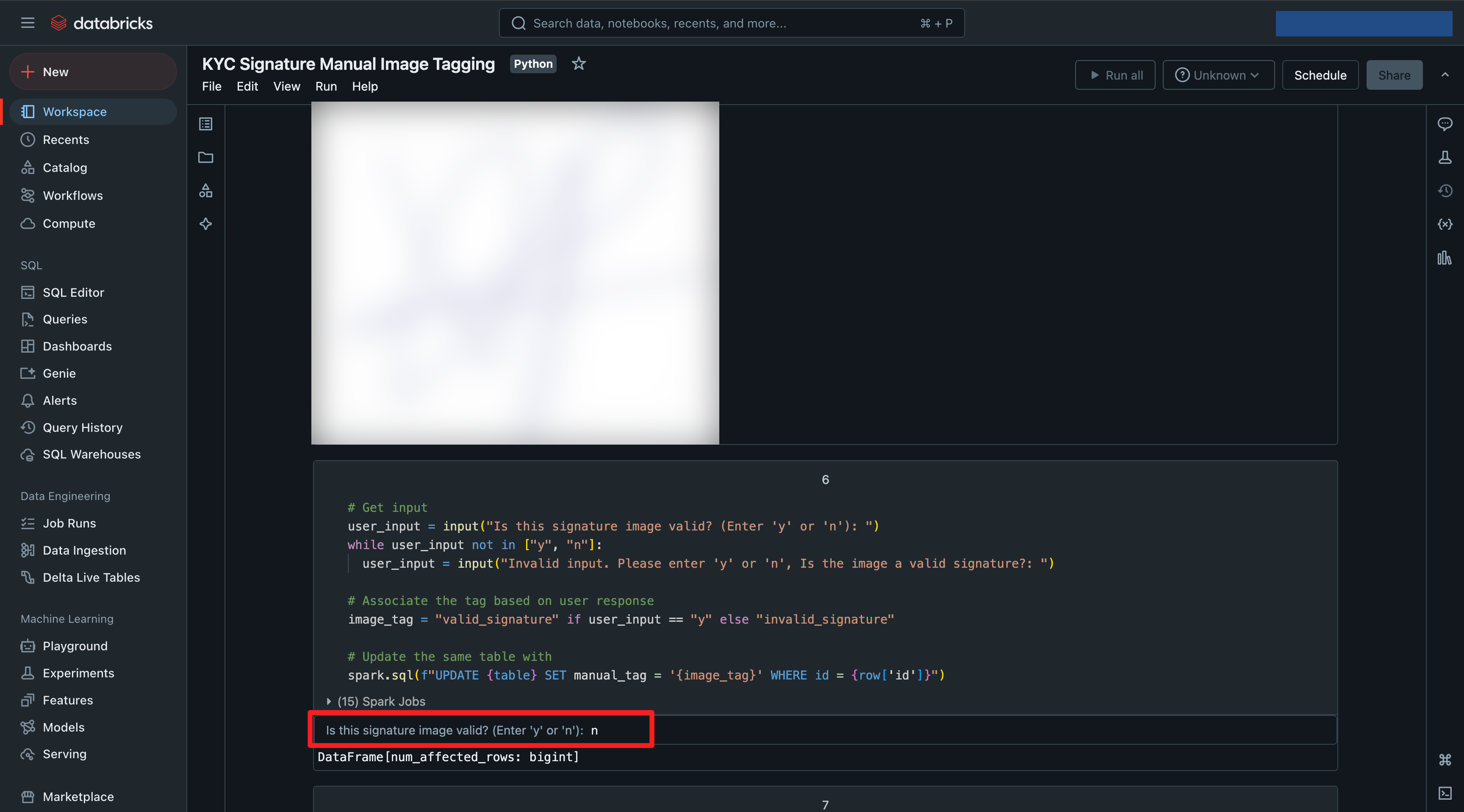 Databricks Notebook Image 3