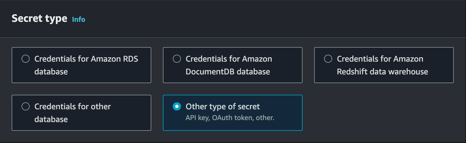 Let’s start configuring the AWS infrastructure to set up AWS Secrets Manager and Lambda functions.